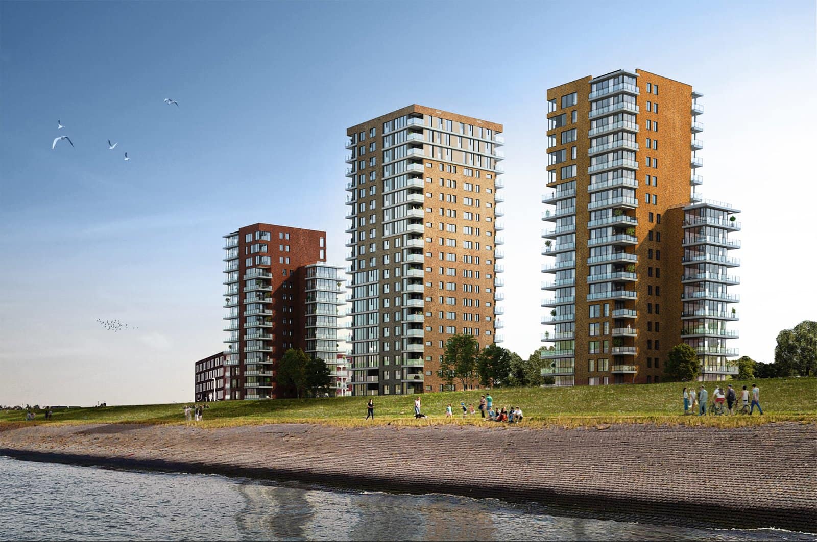 Nieuwbouw 56 appartementen Pattistpark Terneuzen